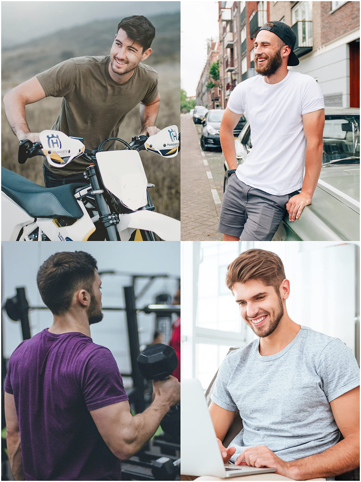 Love My Fashions Mens Plain T Shirt Crew Neck & Short Sleeve Cotton Tops for Men