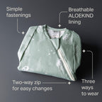 Tommee Tippee Baby Sleeping Bag for Newborns, The Original Grobag Swaddle Bag, Hip-Healthy Design, Soft Bamboo-Rich Fabric, 0-3m