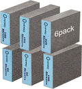 Onarway Sanding Blocks 6 Pack Wet and Dry Dual-use Sandpaper Sponges