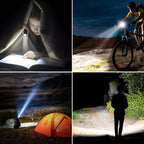 Blukar LED Torch Rechargeable, 2000L Super Bright Adjustable Focus Torches