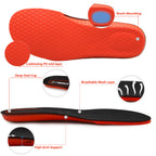 riemot Memory Foam Insoles for Men and Women - Replacement Shoe Inserts Comfort Cushioning for Sports Shoes, Trainers, Sneakers, Work Boots and Walking Shoes, Black with Yellow Base, UK8 / EU42