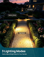 Linkind Halloween Solar Lights Outdoor Spotlight Waterproof RGB 2 Pack