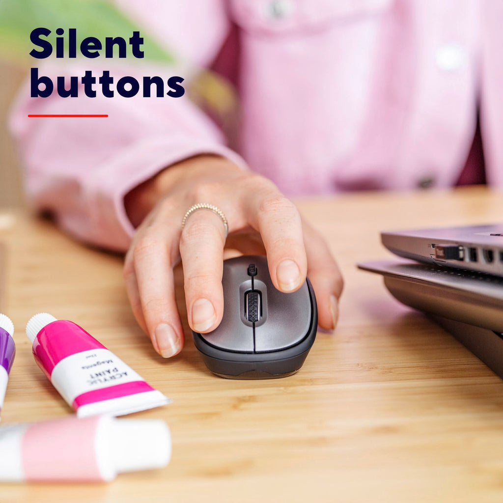 Trust Nito Ergonomic Wireless Mouse with Thumb Rest, 6 Buttons