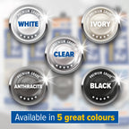 Dryzone Silicone Sealant White Anti Mould (310ml) - Premium Sanitary-Grade