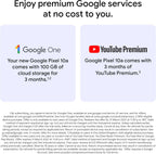 Google Pixel 10a - 7 years of new updates and features, 30+ hours battery, Camera Coach, Gemini Live, Pixel Safe - Fog, 128GB