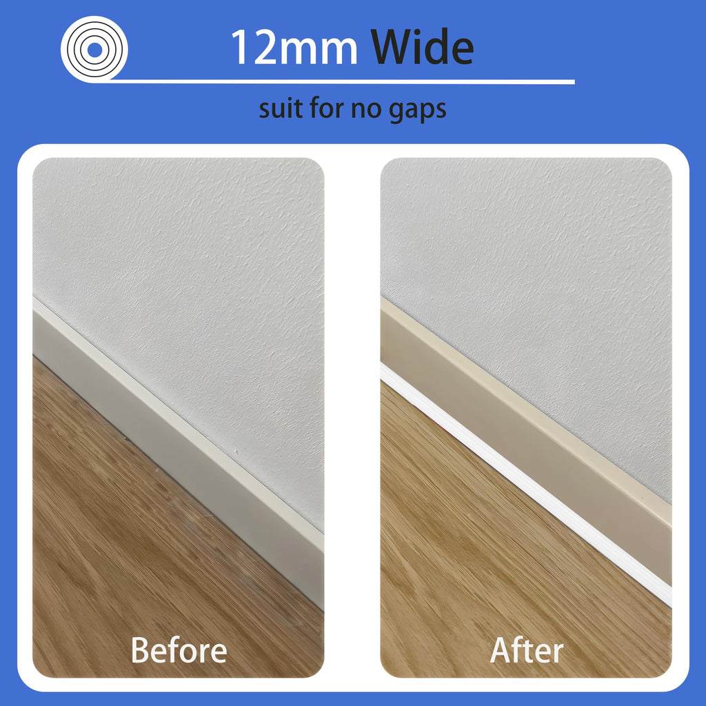Zayejod PVC Quadrant Trim Laminate Beading Self Adhesive Matte White