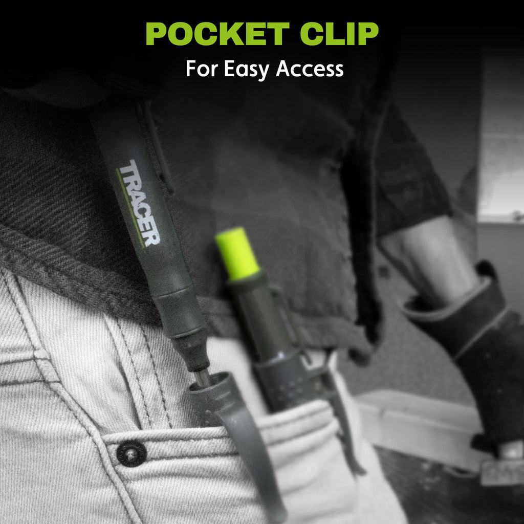 Tracer Deep Hole Carpenter Pencil | Work Pencil, Holster & Sharpener