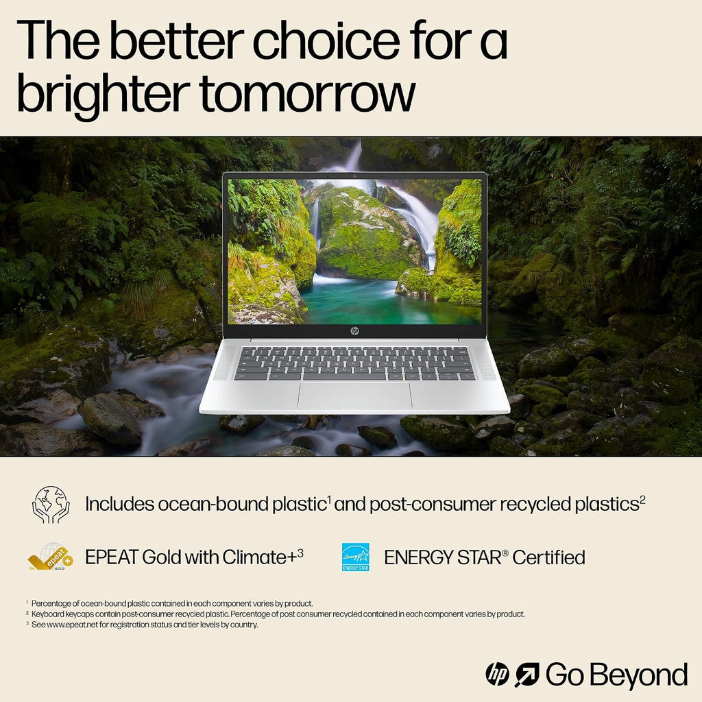 HP Chromebook 14" | Intel N100 Processor | 4GB RAM | 128GB UFS
