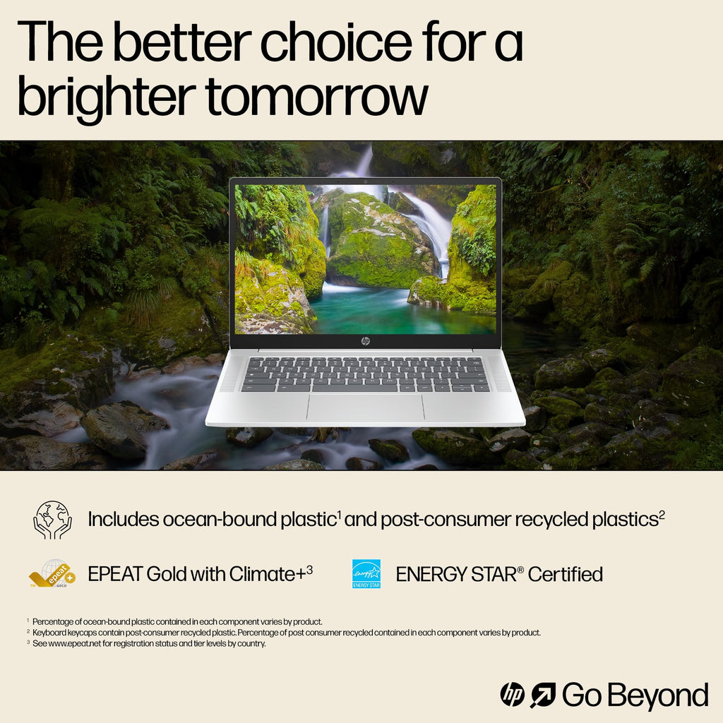 HP Chromebook 14" | Intel N100 Processor | 4GB RAM | 128GB UFS