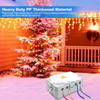 Hrensaw Medium Outdoor Electrical Box(10.6x5.5x4.5inch),Weatherproof Connection Box w/6 Cable Entry,IP54 Waterproof Extension Cord Cover Protect Power Strip,Timer,Plug,Holiday Lights,Black