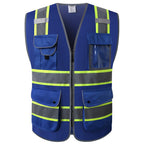 JKSafety Safety Vest for Men Women Reflective Hi Vis JK150 Green 3XL