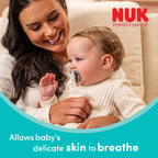 NUK Perfect Match Baby Bottle | 3+ Months | 260ml | Anti Colic Feeding Bottle | PP | Temperature Control Indicator | Hippo | 3 Count