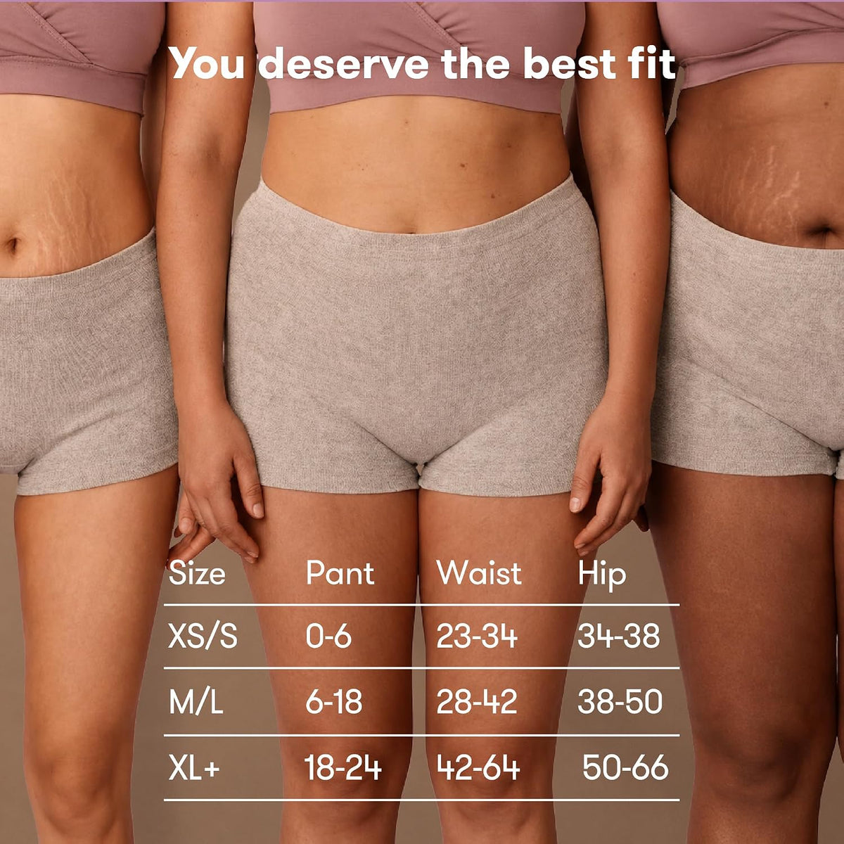 Frida Mom Postpartum Disposable Knickers | Microfibre Boyshort Cut Knickers with Super Soft, Stretchy and Breathable Fabric | Size Regular, 8ct