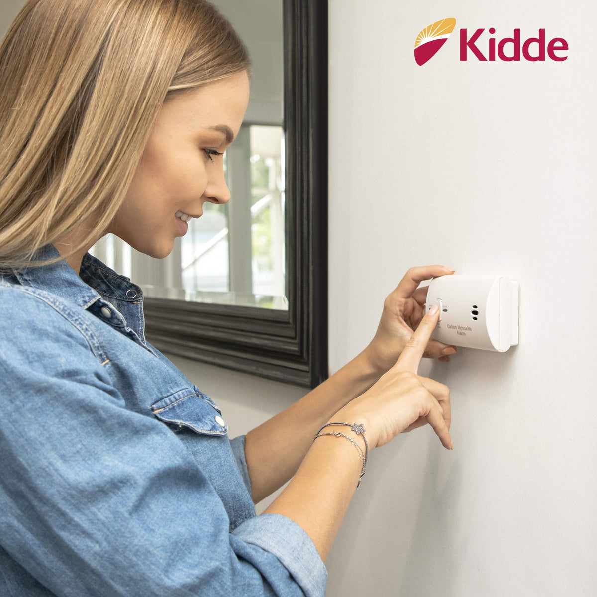 Kidde Carbon Monoxide Detector, AA Battery-Powered, COB