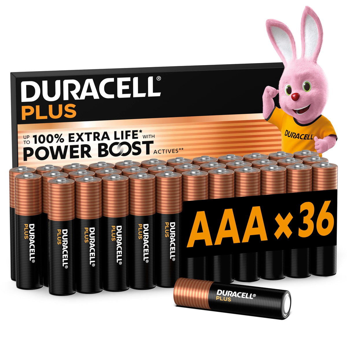 DURACELL Plus AAA Alkaline Batteries (30 Pack) 1.5V, LR03