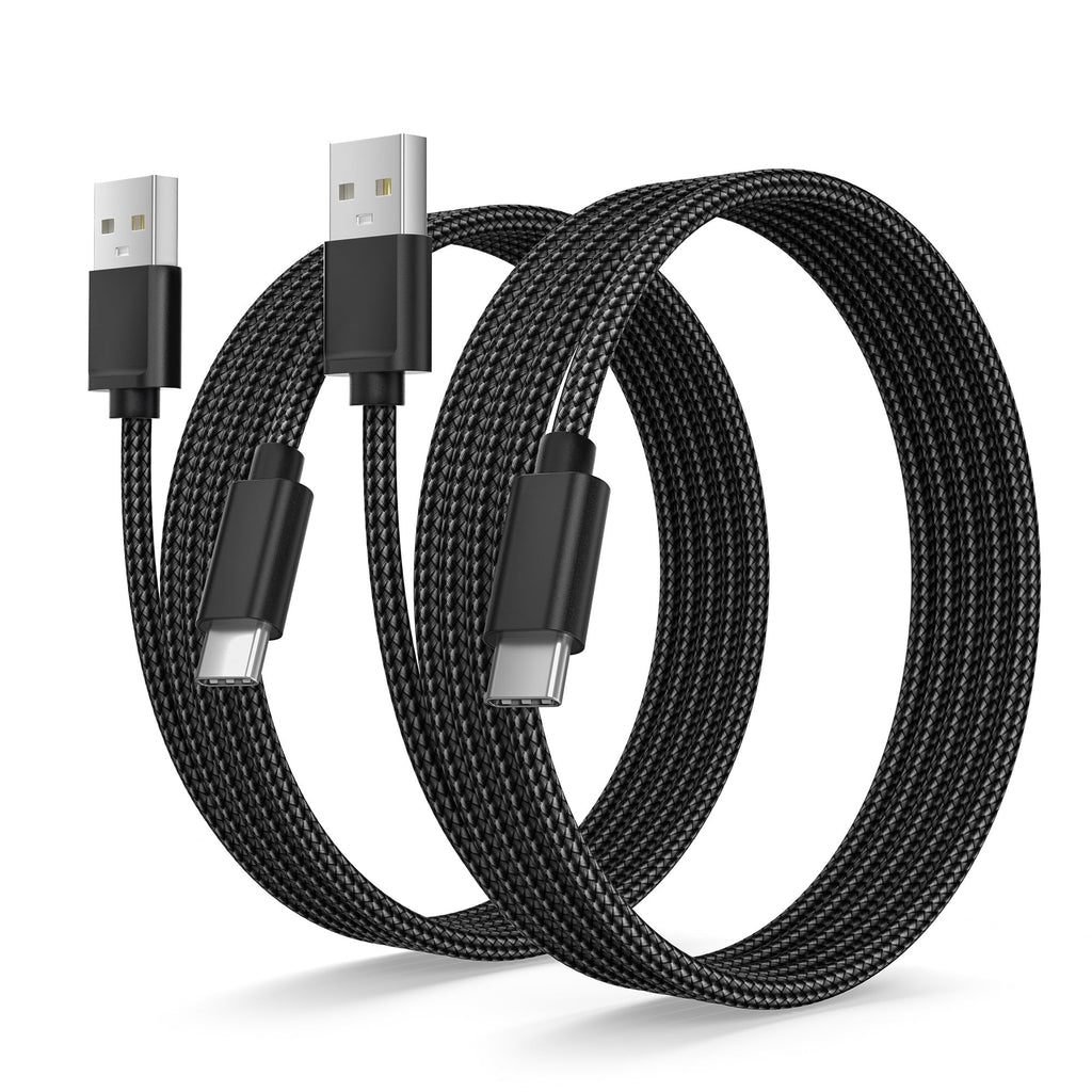 BASESAILOR USB A to USB C Charger Cable 3Pack 0.5/1/2M Black
