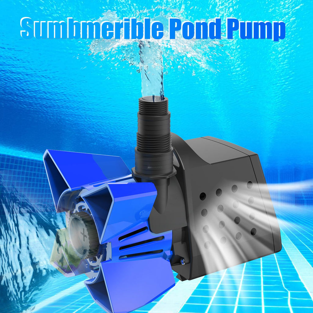 AgiiMan 850GPH Pool Cover Pump, Submersible Sump Pump above Ground