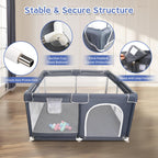 CHOLY Baby Playpen for Babies and Toddlers, Durable Play Pen
