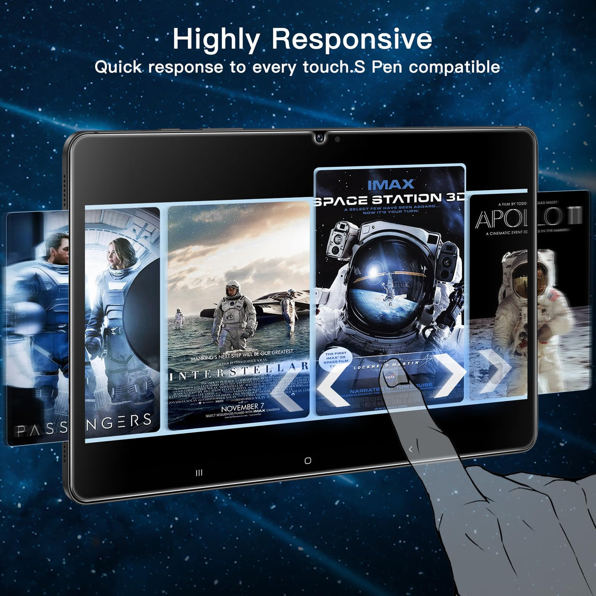 JETech Screen Protector for Samsung Galaxy Tab S6 Lite 10.4", 2-Pack