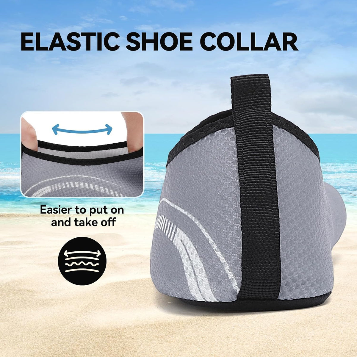 Water Shoes Beach Shoes for Women Men Swim Swimming Sea Aqua Barefoot Pool