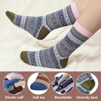 Ladies Socks Wool Thermal Fluffy Gifts For Women 5 Pairs