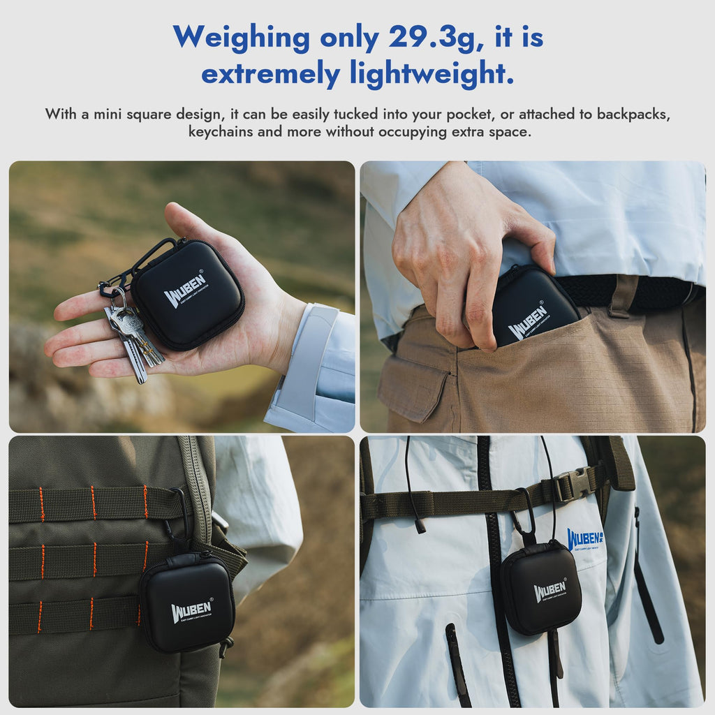 WUBEN G5 Rechargeable EDC Flashlight, Mini Flat Bright Small Flashlight