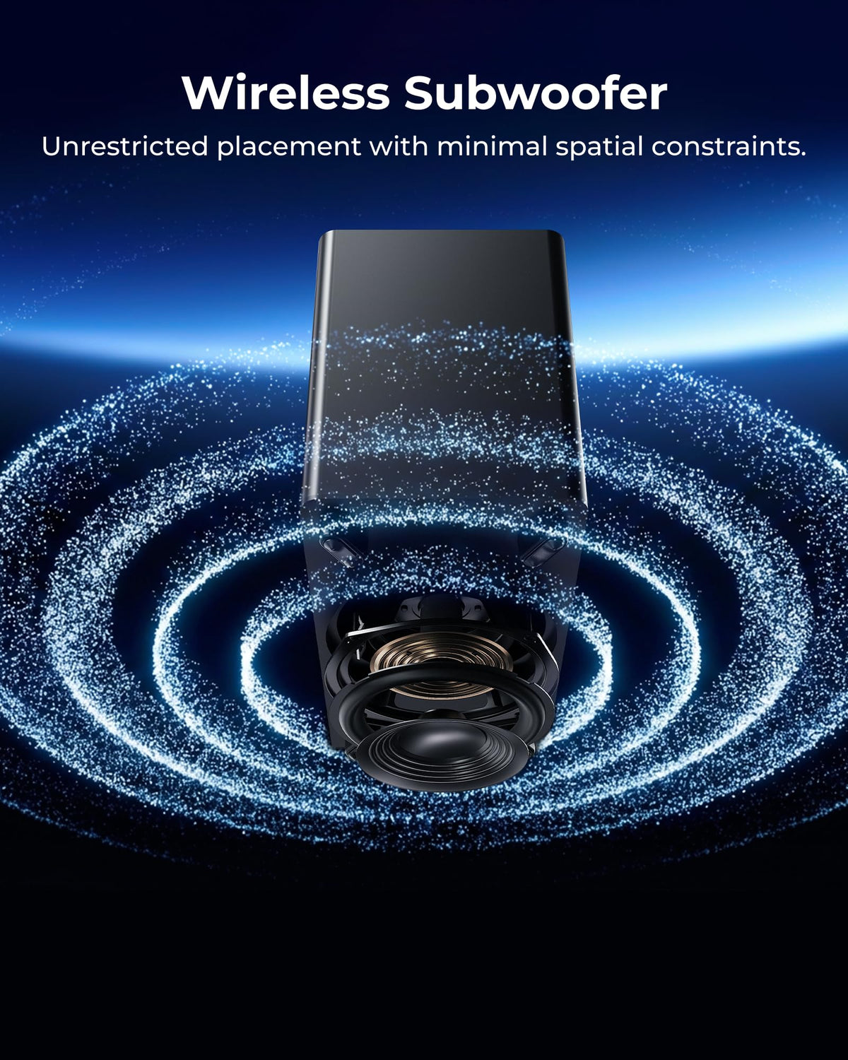 ULTIMEA 2.1ch Soundbar All-in-one, Built-in Subwoofer for TV