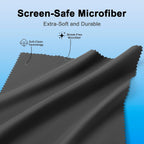 Japanese-Style Premium Microfiber Glasses Cleaning Cloth Streak & Scratch-Free Lens Cleaning Cloth – Safe for Eyeglasses, Sunglasses, Glasses Cleaner, Lens Wipes, iPhone & Screens (6 Pack)