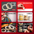 Status IONOS Masking Tape, Multi Surface, Pack of 2, 23mm x 20m