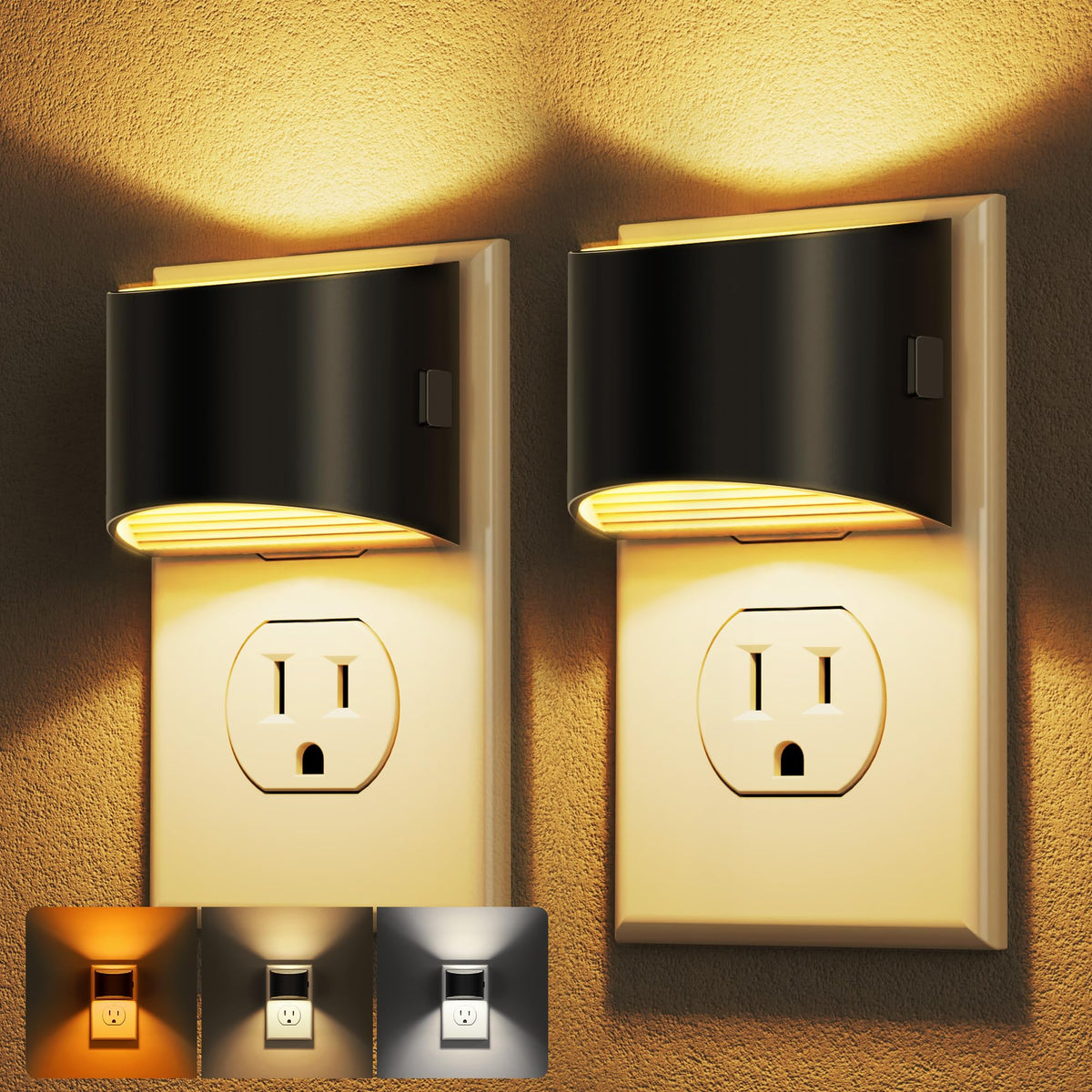 DORESshop Night Light, Night Lights Plug into Wall, Adjustable, 3000K