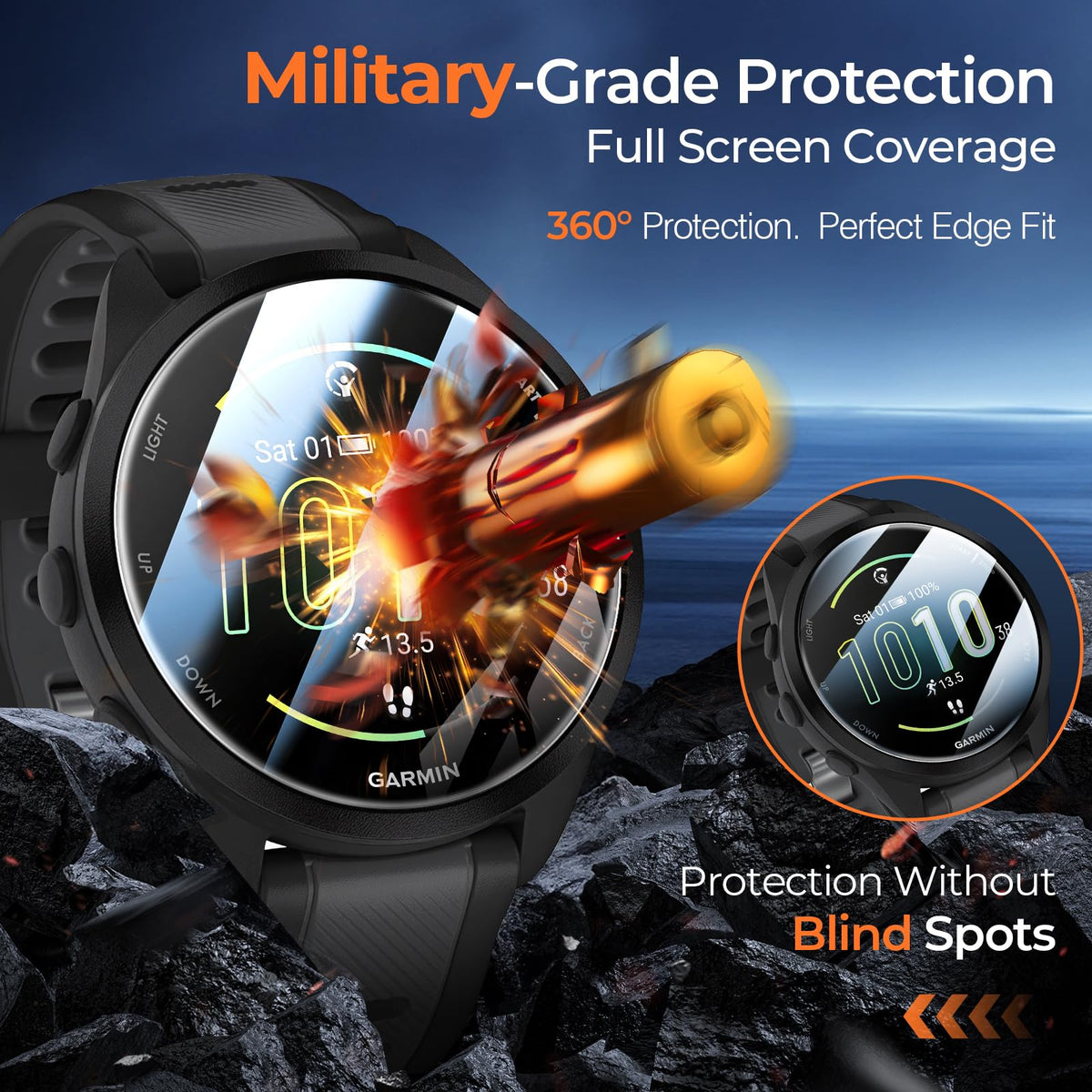 LK 6 Pack Screen Protector for Apple Watch Series 9 8 7 41mm/Series SE 6 5 4 40mm, Screen Protector Compatible for Apple Watch 40/41mm, High Definition, Bubble Free, Clear Flexible TPU Film