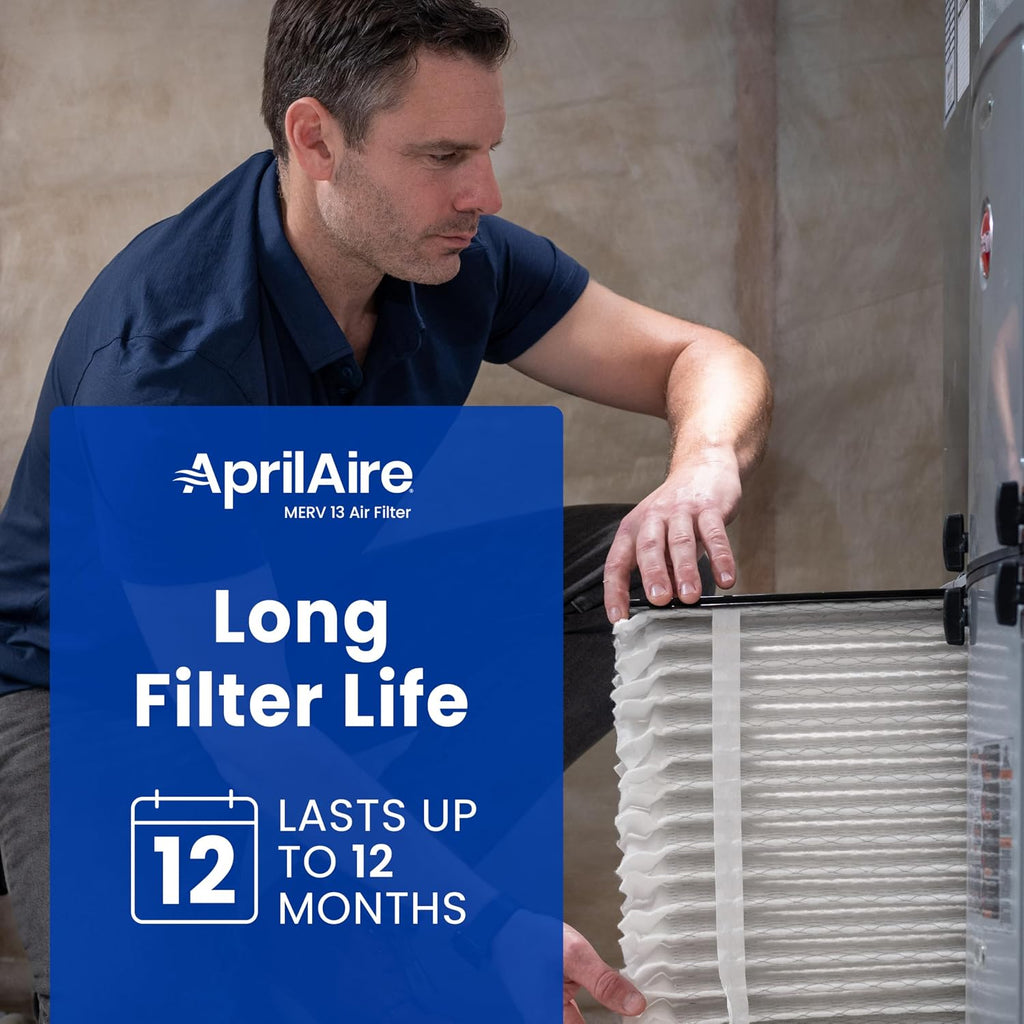AprilAire 213 Replacement Filter for AprilAire Whole-House Air Purifiers - MERV 13, Healthy Home Allergy, 20x25x4 Air Filter (Pack of 1)