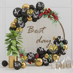 SAOROPEB 3D Butterfly Wall Decor 48 Pcs Gold Butterfly Birthday Decorations