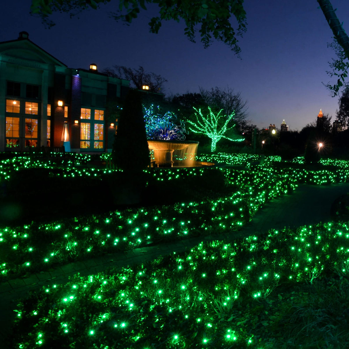 TW SHINE Warm White Christmas Lights Outdoor, 20FT 100 Count Incandescent Christmas Light Indoor, Waterproof Christmas Tree String Lights for Xmas Decorations