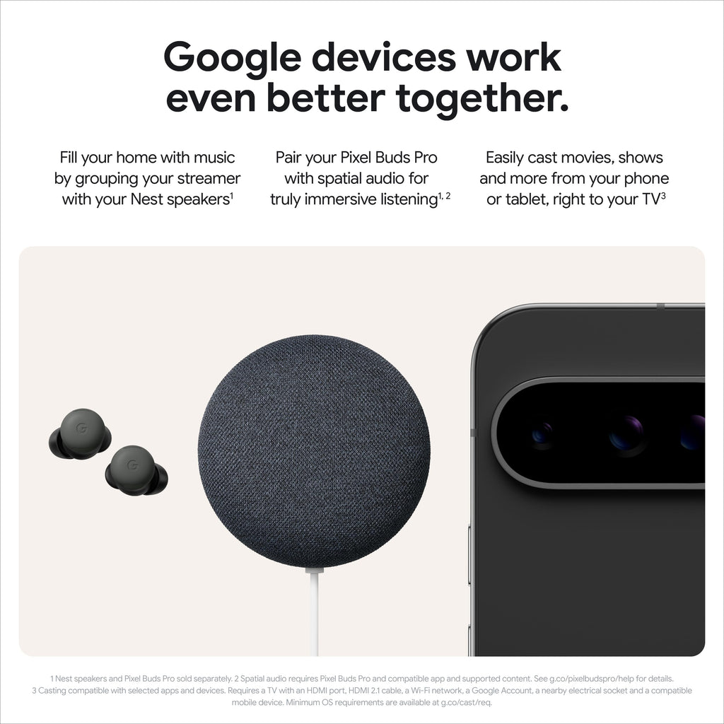 Google TV Streamer (4K) - Fast Streaming Entertainment With Voice Search Remote - Watch Movies, Shows, Live TV and Netflix in 4K HDR - Smart Home Control - 32 GB Storage - Porcelain