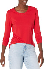 Amazon Essentials Women's Regular-Fit Long-Sleeve Crewneck T-Shirt