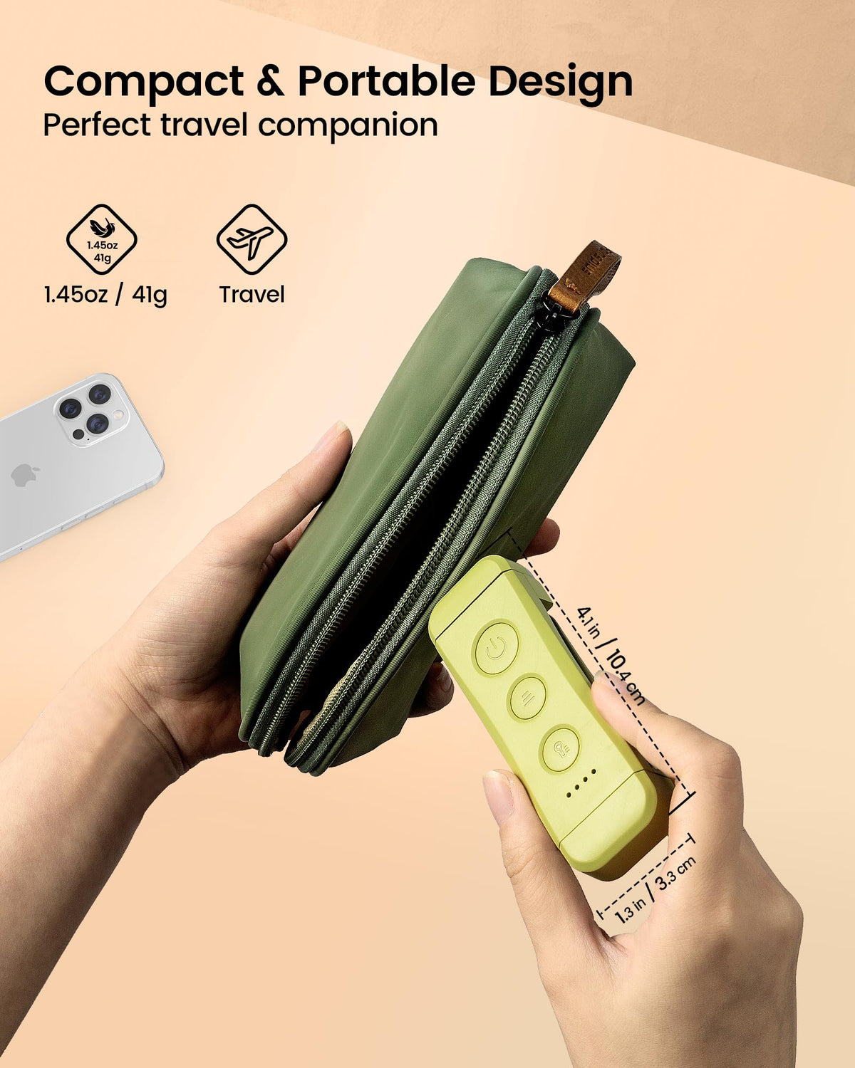 Glocusent USB Rechargeable Book Light, Portable Clip-on LED Reading Light