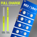 LR41 AG3 392 SR41SW L736 1.5V Alkaline Button Cell Batteries (20 Pack) – Long Lasting Coin Batteries for Watches, Toys, Calculators & Small Electronics