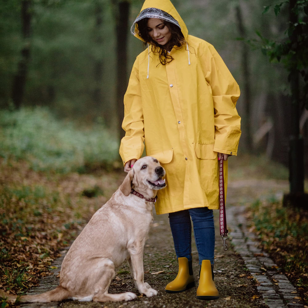 DREAM PAIRS Women's Ankle Wellies Chelsea Rain Boot
