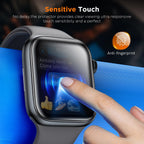 LK 6 Pack Screen Protector for Apple Watch Series 9 8 7 41mm/Series SE 6 5 4 40mm, Screen Protector Compatible for Apple Watch 40/41mm, High Definition, Bubble Free, Clear Flexible TPU Film
