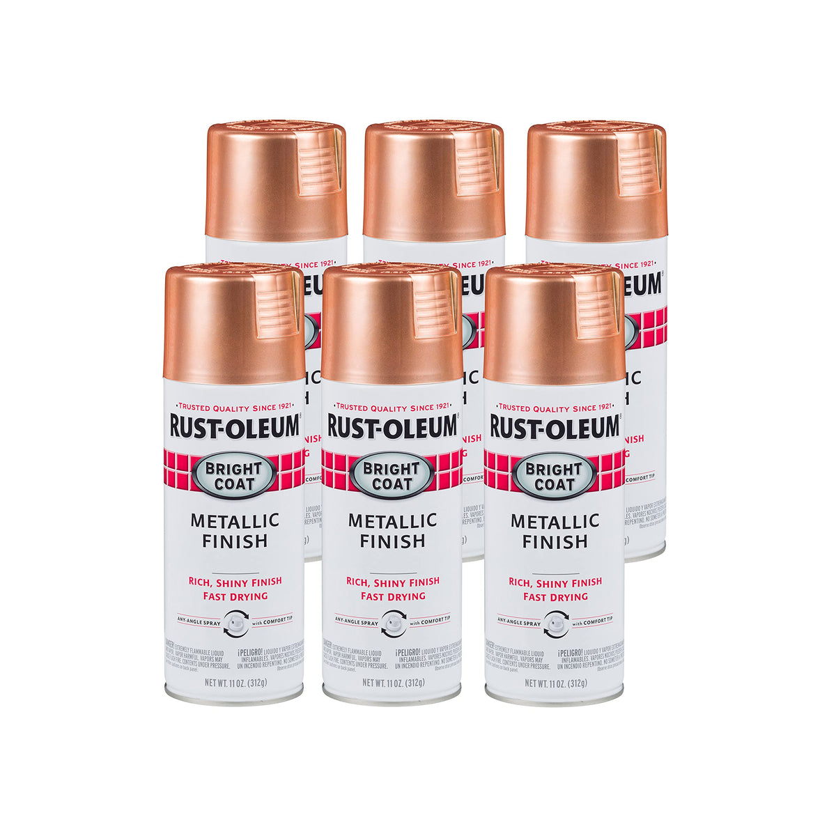 Rust-Oleum Stops Rust Bright Coat Metallic Spray Paint, Aluminum