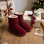 LongBay Women Slipper Boots Warm Memory Foam Indoor Outdoor House Shoe Gift
