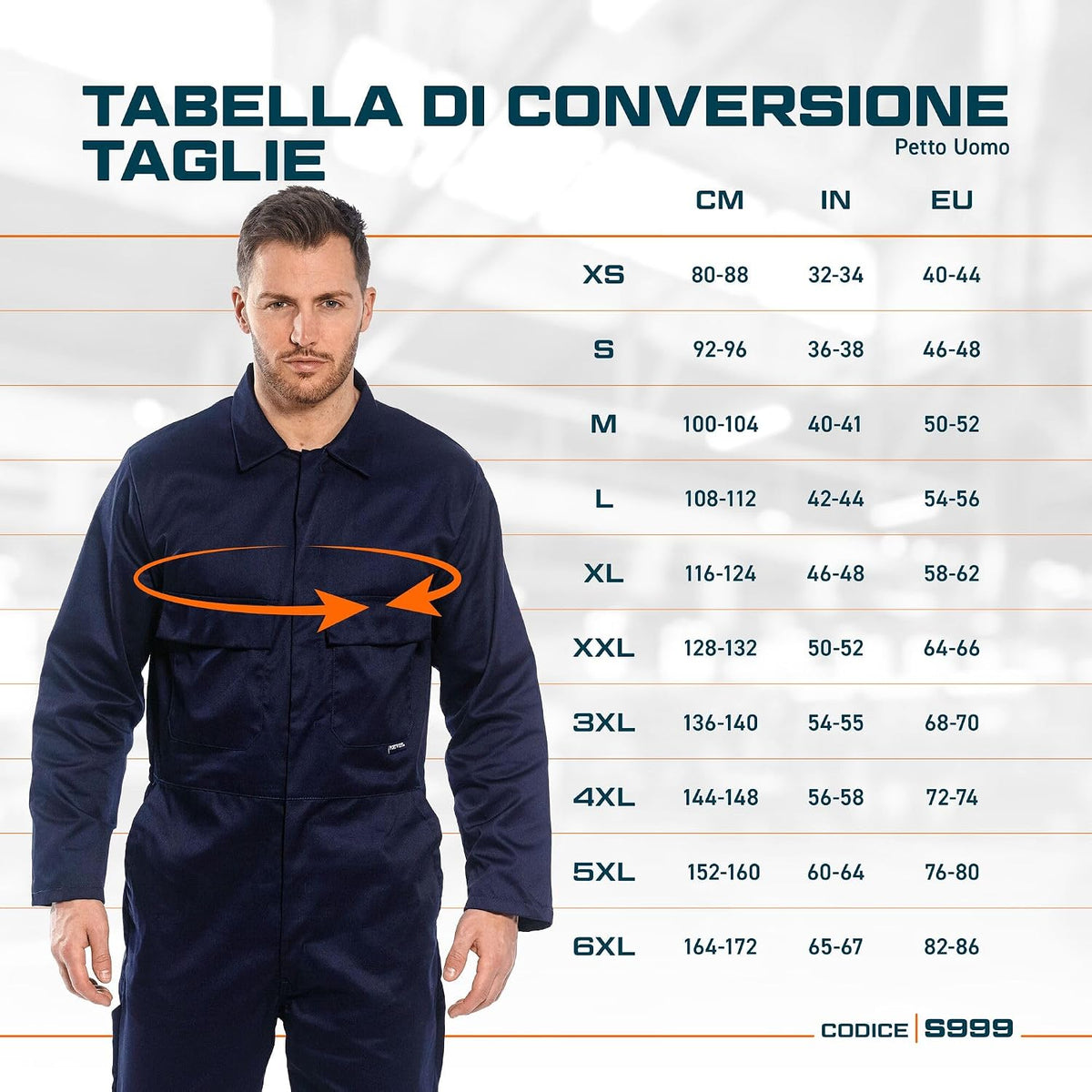 Portwest Euro Work Men's Polycotton Men's Polycotton Coverall