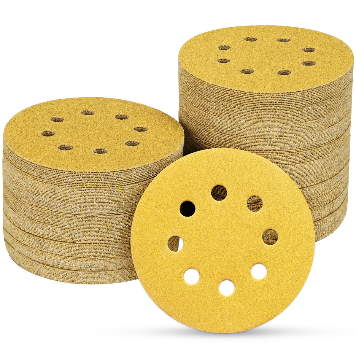 165 PCS 5 Inch Sanding Discs Random Orbital Sander Sandpaper