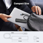 UGREEN USB Hub 3.0, USB Splitter 4 Port Ultra Slim with 5Gbps Data Transfer