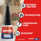Loctite Precision Super Glue, Clear Fast-Setting Liquid Adhesive, 1 x 5 g