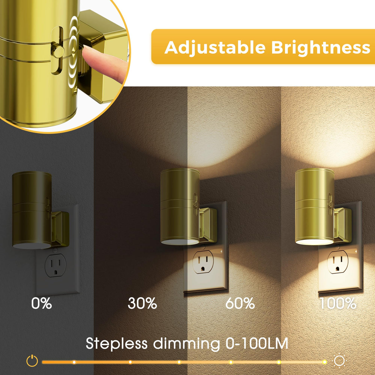 L LOHAS LED Night Light Plug in, Night Lights Plug into Wall, Soft White