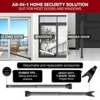 AceMining Door Security Bar, Patio Door Lock, 20-50 in