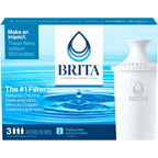 Brita Standard Pitcher and Dispenser Replacement Water Filters, White, 4