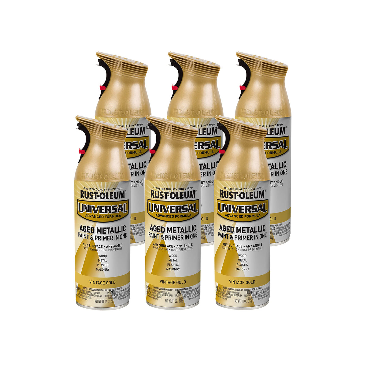 Rust-Oleum Universal All Surface Metallic Spray Paint, Aged Copper